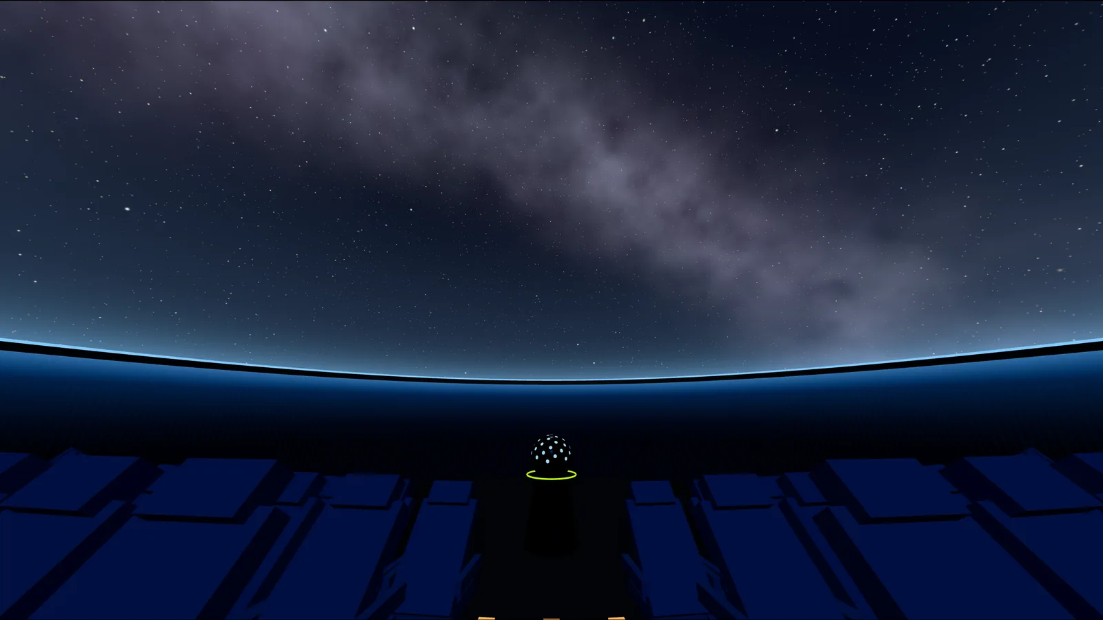 360 Viewer: un planetario virtuale con poltrone reclinabili e la Via Lattea proiettata sulla cupola