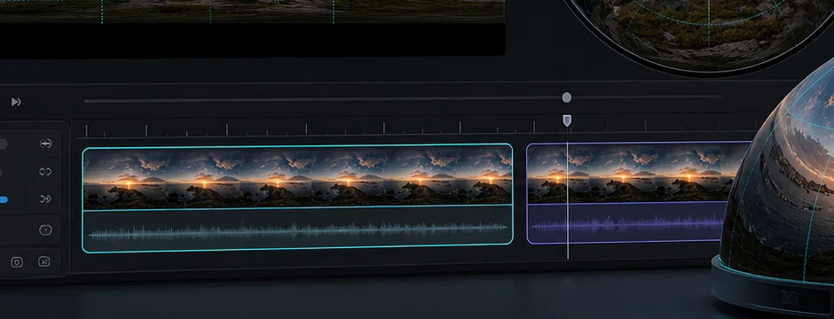 VR Converter Studio prepara un export professionale per video immersivo