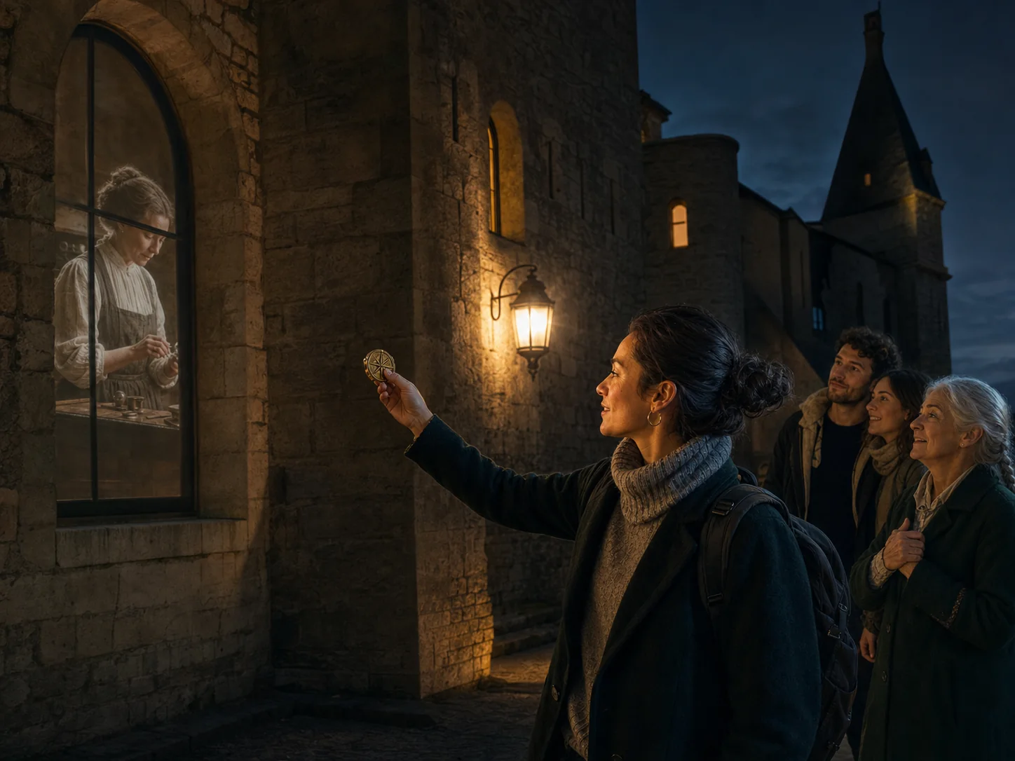 Una visitante hace aparecer al protagonista de la historia
