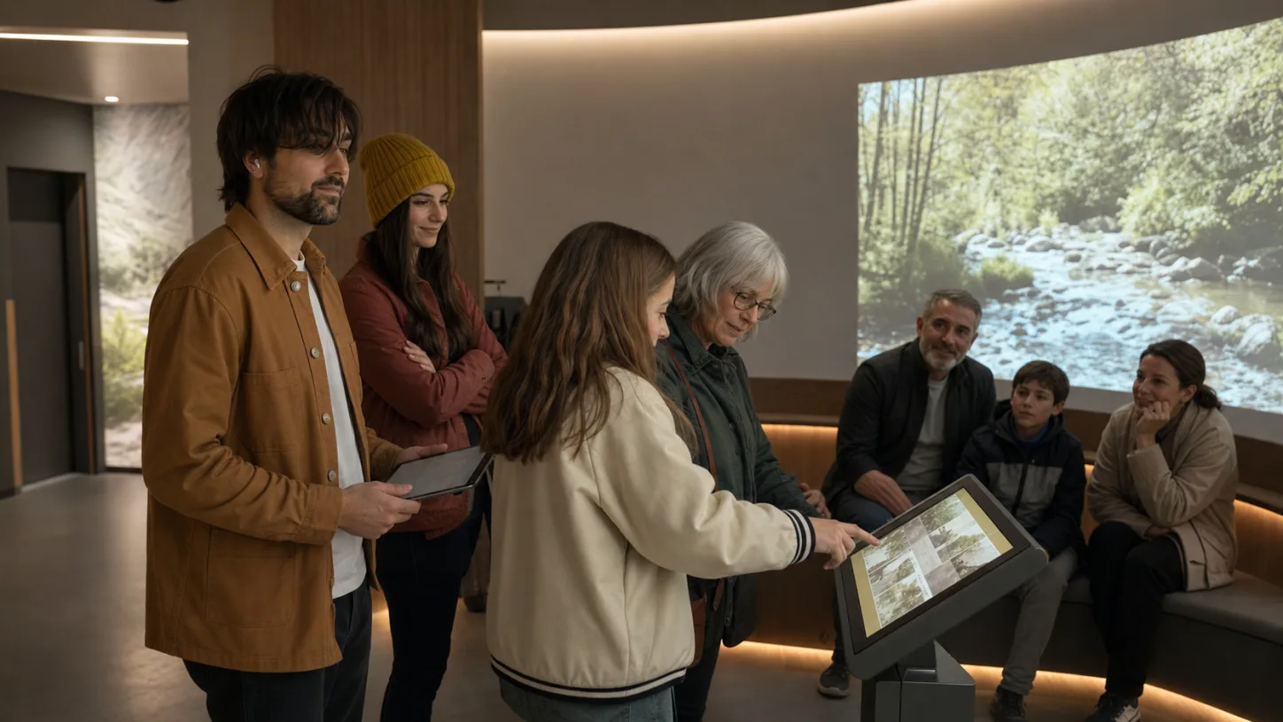 Un gruppo di prova usa la Story Room mentre il team osserva comprensione, tempi e interazioni.