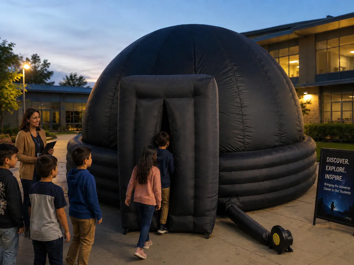 Tholus Air, planétarium avec dôme gonflable
