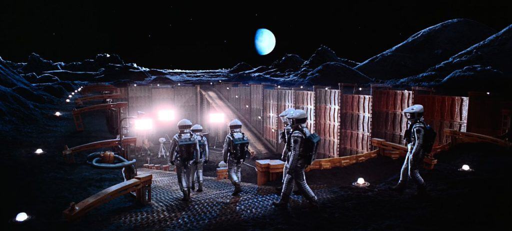 Una scena da 2001: Odissea nello spazio