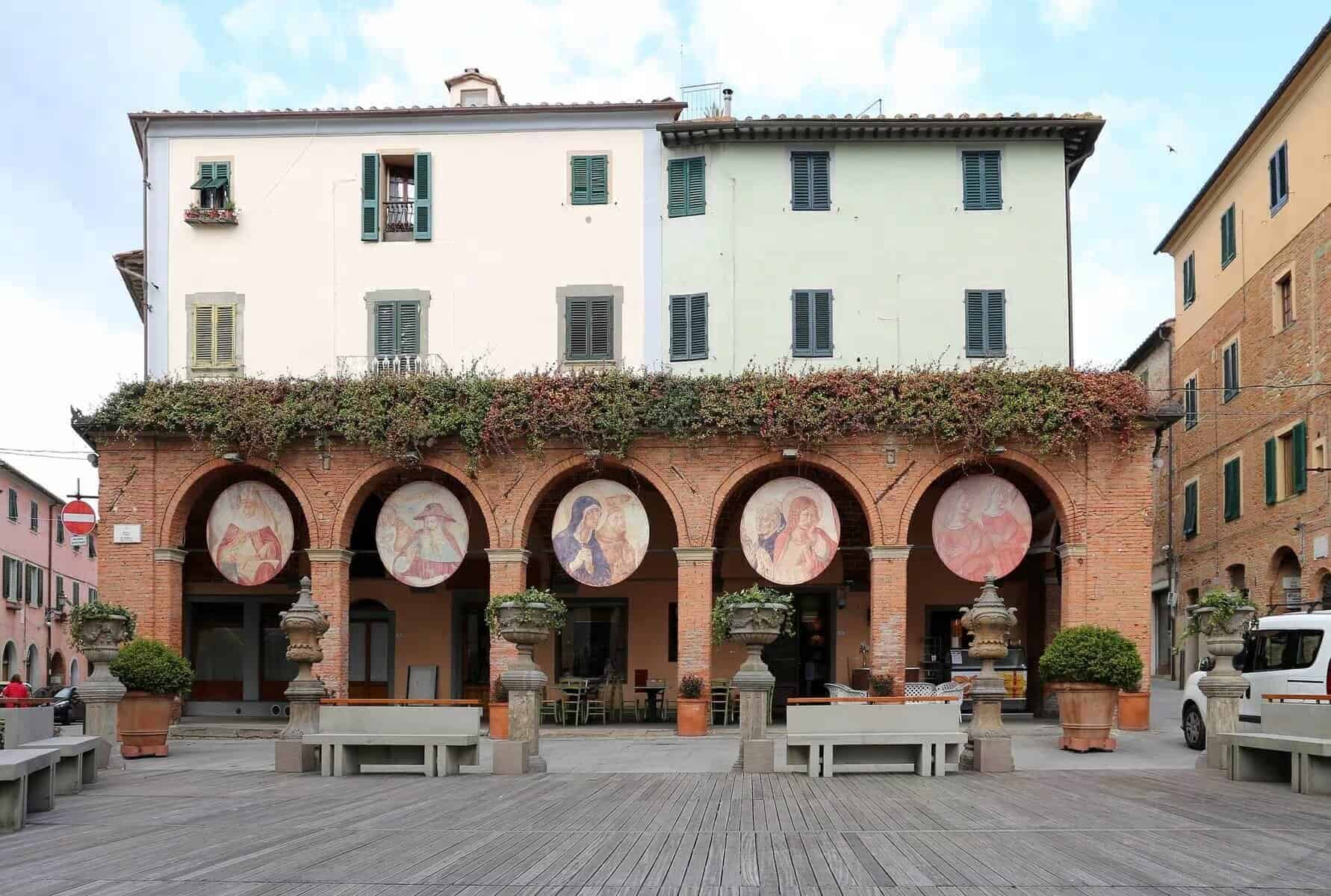 Square of Peccioli, Italy