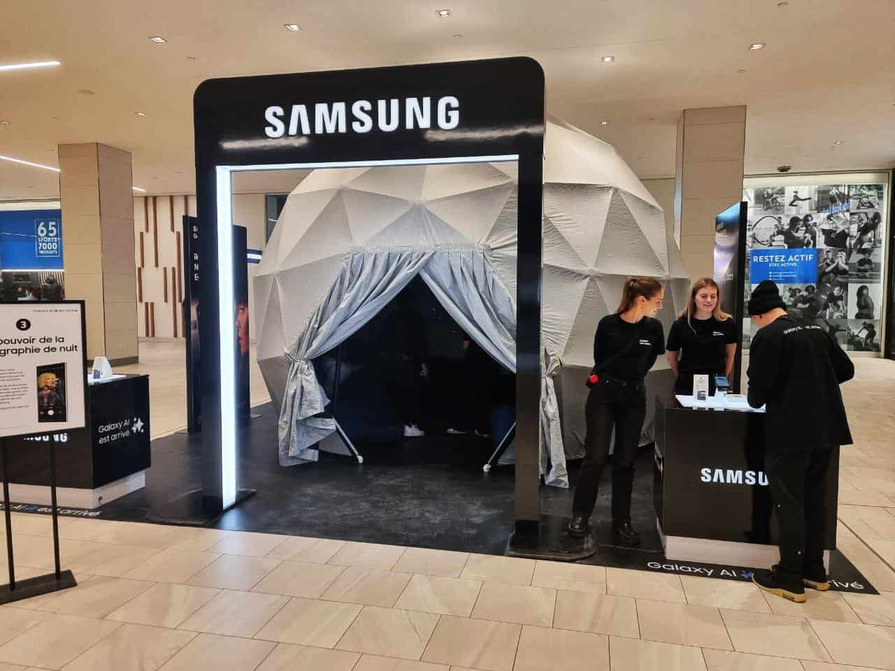 Eventi immersivi proposti da Samsung