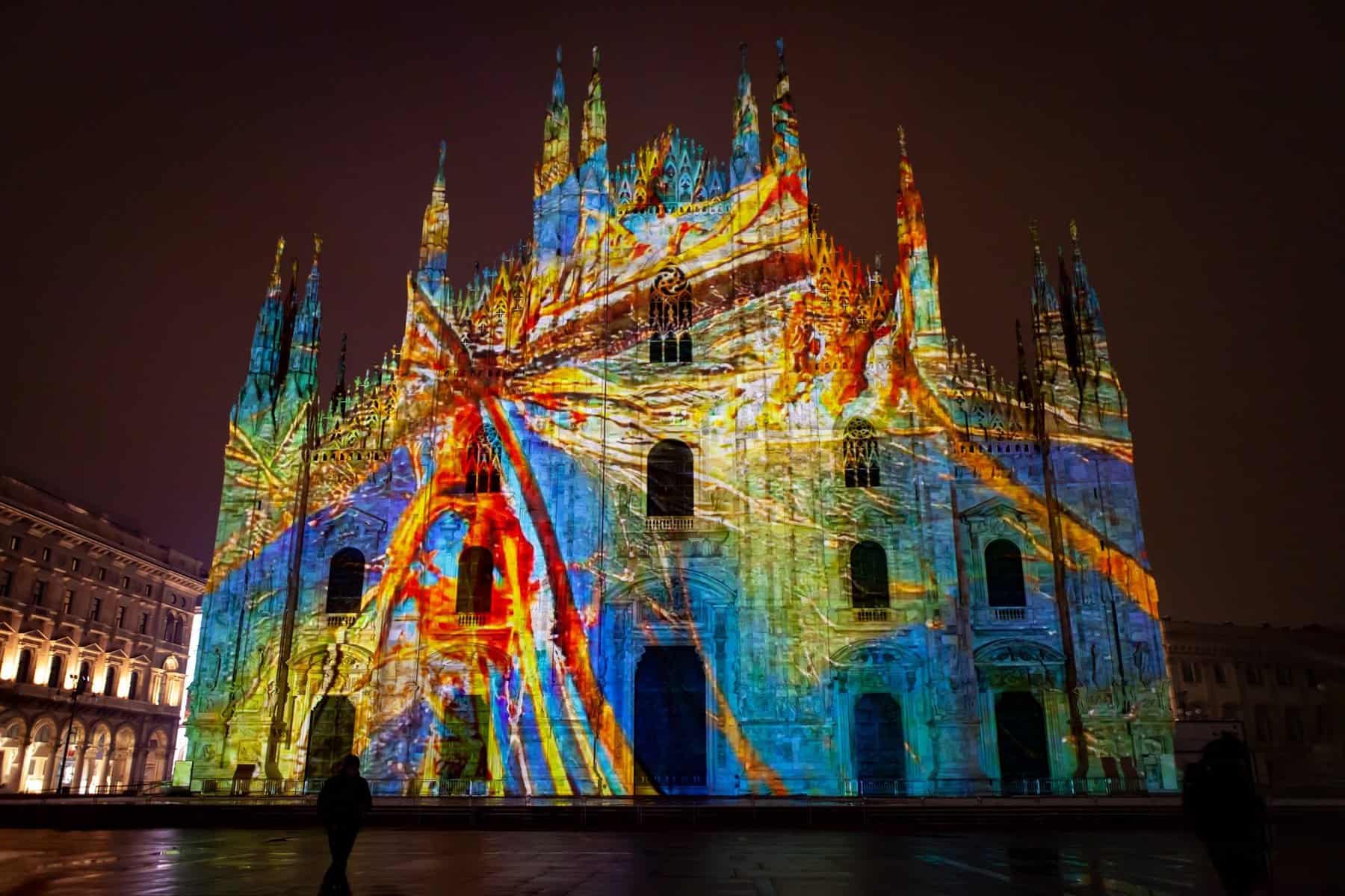 Come realizzare il tuo evento immersivo: esempio di Mapping del Duomo di Milano
