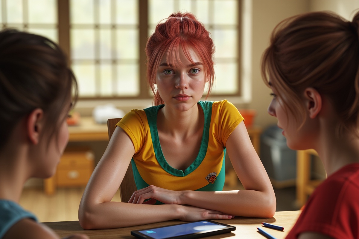 Luna Connecting with Young Creators